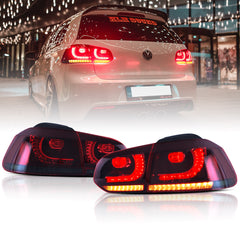 VLAND LED Tail Lights For 2008-2013 Volkswagen Golf 6 MK6