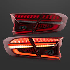 VLAND LED Tail Lights 2018-2022 For Honda Accord Sedan Rear Lights Assembly With Sequential Indicators