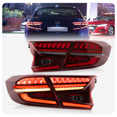 VLAND LED Tail Lights 2018-2022 For Honda Accord Sedan Rear Lights Assembly With Sequential Indicators