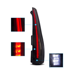 VLAND LED Tail Lights For Cadillac Escalade / ESV 2007-2014 with Sequential Turn Signal