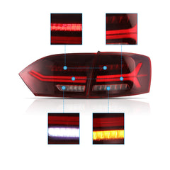 2012-2014 For Volkswagen Jetta Sagitar VLAND LED Tail Lights