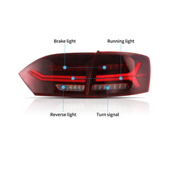 2012-2014 For Volkswagen Jetta Sagitar VLAND LED Tail Lights