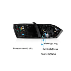 2012-2014 For Volkswagen Jetta Sagitar VLAND LED Tail Lights