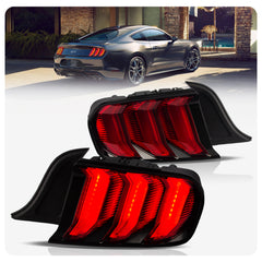 VLAND LED Tail Lights 2015-2023 For Ford Mustang S550 with 5 models Turn Signal