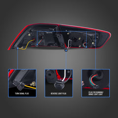 VLAND LED Tail Lights For Mitsubushi Lancer / EVO X 2008-2017