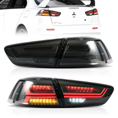 VLAND LED Tail Lights 2008-2017 For Mitsubushi Lancer / EVO X Rear Lights Assembly With Sequential Turn Signal