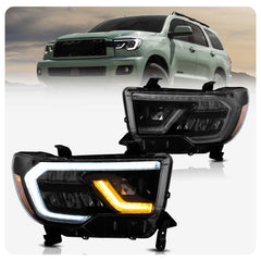 VLAND LED Headlights For 2007-2013 Toyota Tundra & 2008-2020 Sequoia