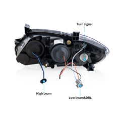 2010-2011 For Toyota Camry VLAND LED Headlights