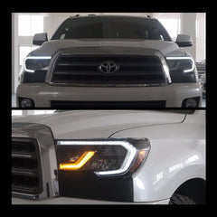 VLAND LED Headlights For 2007-2013 Toyota Tundra & 2008-2020 Sequoia