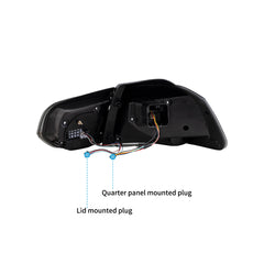 VLAND LED Tail Lights for Volkswagen Golf 6 MK6 2008-2013 (GTS Style)