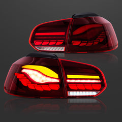 VLAND LED Tail Lights for Volkswagen Golf 6 MK6 2008-2013  (GTS Style)