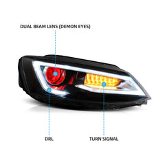 VLAND Headlights For Volkswagen Jetta/Sagitar MK6 2012-2018