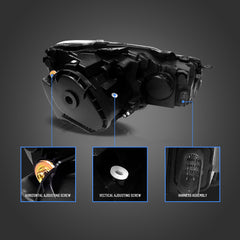 VLAND LED Headlights For VOLKSWAGEN Golf 6 MK6 2009-2014