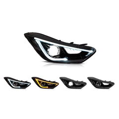 VLAND LED Headlights for Hyundai Elantra Sedan/Coupe 2011-2015