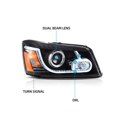 VLAND LED Headlights for Toyota Highlander 2001-2007