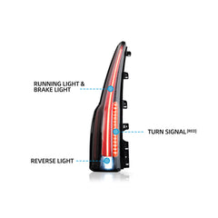 VLAND LED Tail Lights For 2015-2020 Chevrolet Suburban & Tahoe