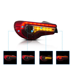 VLAND LED Tail Lights for Toyota 86 2012-2020 & Subaru BRZ & Scion FR-S