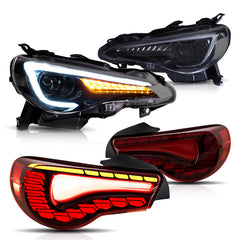VLAND LED Headlight And Taillight Kit 2012-2020 For Toyota 86 GT86, Subaru BRZ, Scion FRS