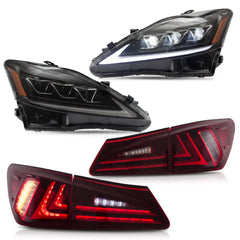 VLAND LED Headligh AND Tail Light Kit For Lexus IS350 250 ISF 2006-2013