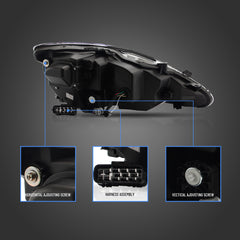 VLAND LED Headlights For Lexus IS250 350 ISF 2006-2013