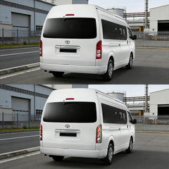 VLAND LED Tail Lights For Toyota Hiace 2005-2019 with Sequential Turn Signal