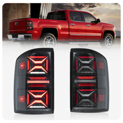 VLAND LED Tail lights For 2014-2018 GMC Sierra 1500 2500HD 3500HD