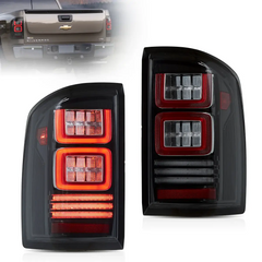 VLAND LED Tail lights 2007-2013 For Chevrolet Silverado 1500 2500HD 3500HD With Red Turn Signal Clear