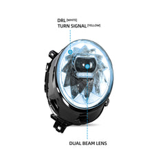 VLAND LED Headlights For 2014-2019 Mini Cooper F56 bentley style