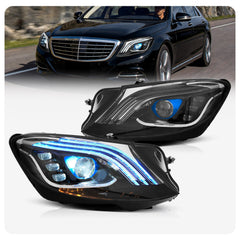 VLAND LED Headlights For 2014-2017 Mercedes Benz S-Class Sedan W222