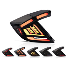 VLAND LED Taillights For 2016-2021 Honda Civic HatchBack with start-up animation