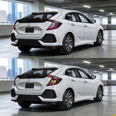VLAND LED Taillights For 2016-2021 Honda Civic HatchBack with start-up animation