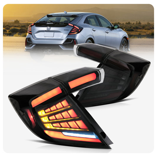 VLAND LED Taillights For 2016-2021 Honda Civic with start-up animation