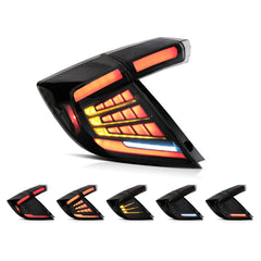VLAND LED Taillights For 2016-2021 Honda Civic with start-up animation