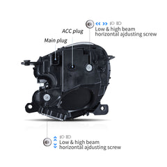 VLAND LED Headlights For 2010-2016 Mini Countryman R60