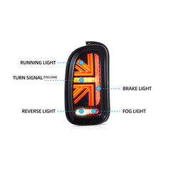 VLAND LED Taillights For 2007–2014 Mini Cooper Clubman R55