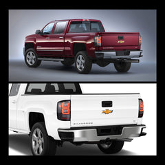 VLAND LED Tail lights For 2014-2018 Chevrolet Silverado 1500 2500HD 3500HD