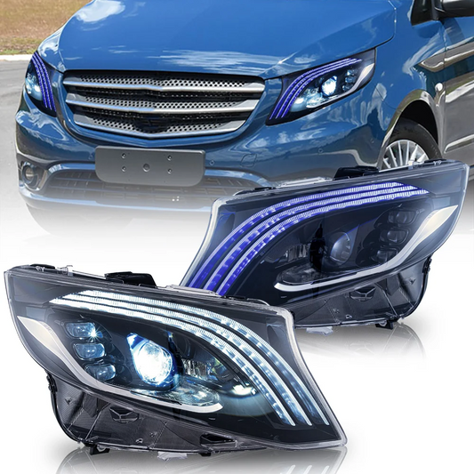 VLAND LED Headlights For 2016-2023 Mercedes Benz V-Class Metris /Vito W447