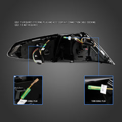 VLAND LED Tail Lights for Volkswagen Golf 7 MK7 2014-2020