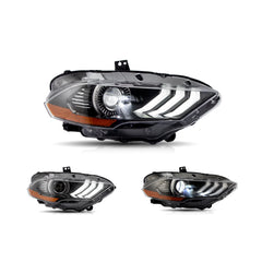 VLAND LED Headlights for Ford Mustang 2018-2023 RGB selectable