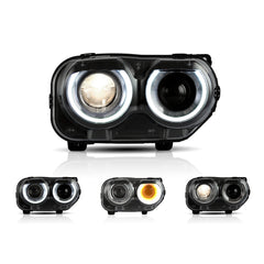 VLAND LED Headlights For Dodge Challenger 3th Gen 2015-2024