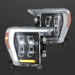 VLAND Full LED Matrix Headlights For 2021-2024 Ford F150