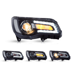 VLAND LED Projector Headlights For 2011–2023 Chrysler 300