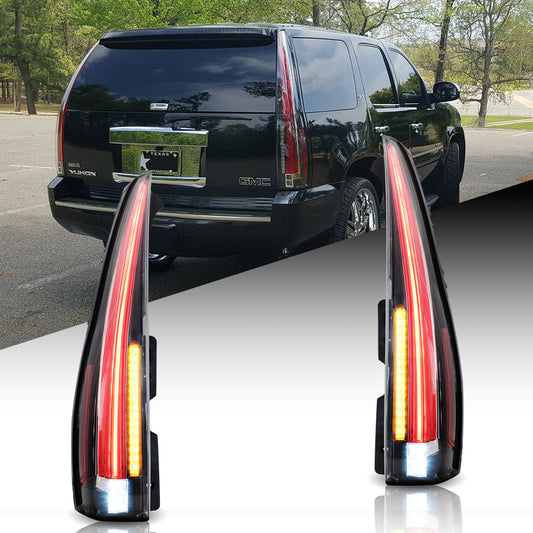 VLAND LED Tail Lights For 2007-2014 GMC Yukon Chevrolet Tahoe Suburban