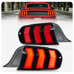 VLAND LED Taillights For 2015-2023 Ford Mustang S550 with 5 Modes turn signal
