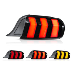 VLAND LED Taillights For 2015-2023 Ford Mustang S550 with 5 Modes turn signal