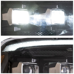 VLAND LED Headlights For 2009-2018 RAM 1500 2500 3500 with start-up blue DRL