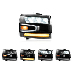 VLAND LED Headlights 2007-2013 Chevrolet Silverado 1500 2500HD 3500HD