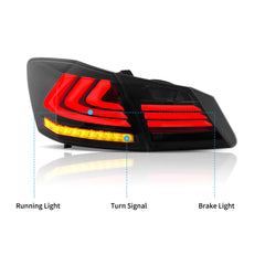 VLAND LED Tail Lights for 2013-2015 Honda Accord With Sequential Turn Signal