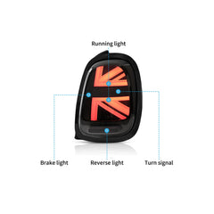 VLAND LED Tail Lights for 2014-2019 Mini Cooper Hatch F55 F56 F57
