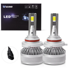 VLAND 2PCs D2S/H7/9005 LED Headlight Bulbs 35W 6000K Super Bright